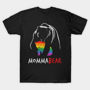 Mama Bear Hug Love Support Parent Pride LGBT T-Shirt